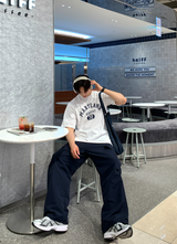 カイパーカーゴワイドストリングバンディングパンツ
