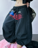 Balloon May Set-Up Available Fleece Printed Tattoo Embroidery Crop Zip-Up 🩶✨ 2 COLOR
