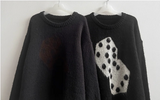 Somyi Bold Dice Graphic Oversized Fit Knitwear