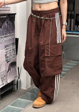 [Unisex] ナイロントラックカーゴパンツ(5color)