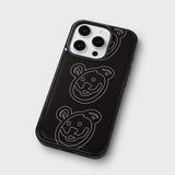 bigmurmurbears glass bumper case (glossy / black)