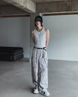 Post multi pocket cargo pants