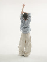 Toni pintuck cargo pants -3C