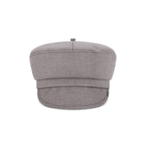 Metal Tip Wool Matroos Cap / Warmtaupe