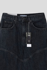 Rise Fatigue Wide Denim