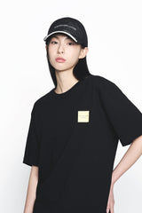 25SS ダメージウォッシングデニムボールキャップ ブラック