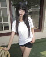 Nadeun Henley V-Neck Short Sleeve T-Shirt