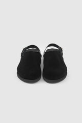Mellow suede clog mule