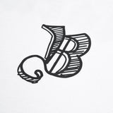 BBDスケッチロゴTシャツ(White)