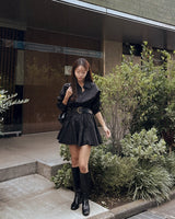 Latel シャツミニドレス (With Belt)