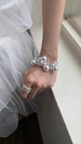 Pearl crochet bracelet