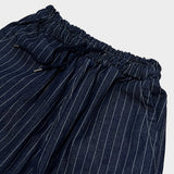 stripe denim shorts_blue