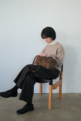 compact duffle bag (brown)