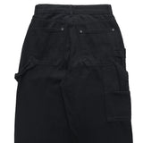カーペンターカーゴワンポケットループワイドロングパンツ (3 colors)