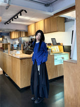  MAXI FLARE TUCK SKIRT