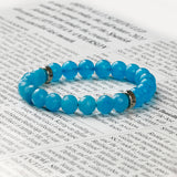 SVB-1020 Aquamarine Silent Blue Bracelet 8mm