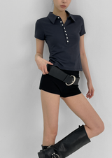 [MADE] Melvin Henry-Neck Collar Short Sleeve T-shirt