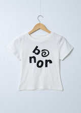 ボノ ドット文字Tシャツ