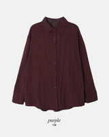 #Basic Rayon Loose Fit Shirt (4color)