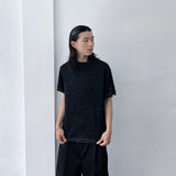 Speckled Reverse Seam Tee