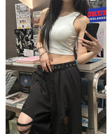 ゴルジ クロップ キャップ スリーブレス(3color)