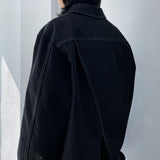 Stitch Back Slit Cropped Jacket