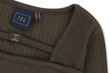 SQUARE NECK RIBBED TOP