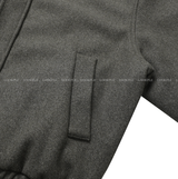 Harrington Overfit Wool Collar Jacket