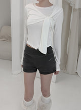 Active Washing Studded Shorts
