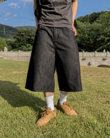 Haven Check Pocket Bermuda Denim Pants