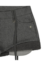 Micro Wool Shorts / Grey