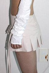 [MADE] Pleated Wrap Skirt 002