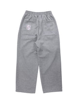 Crochet Sweat Pants (Melange Grey)