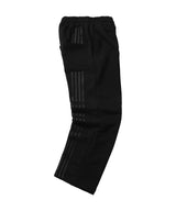 Back Stripe Sweat Pants Black