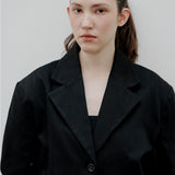 Zipper Stripe Jacket Black