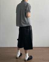 Pore Eyelet Bermuda Pants