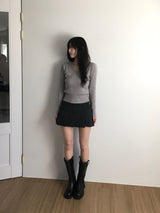 Basic V-neck knitwear (4 colors)
