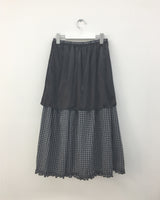 ベスティチェックロングスカート (2color)