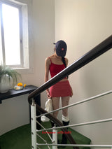 red apple sleeveless top