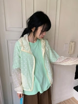 NE Summer Dot Wind Hood Jumper