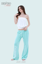 ラウンジ レタリング ミント ロング パンツ(PANTS)