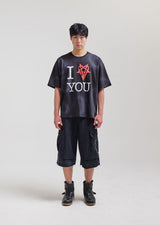 I YOU Tシャツ (ブラック)