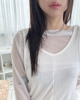 Flat Ring Motion Necklace
