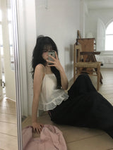 Lace Sleeveless Blouse