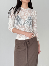 fleur lace top (2color)