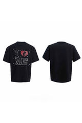 Hand-Sewn Pearl Heart Tee