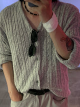 ASCLO Grown V Knit Cardigan (12color)