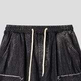 テリーカーゴデニムパンツ