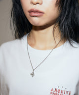 MELTING BUTTERFLY NECKLACE_SILVER