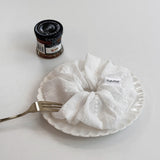 WHITE LACE SCRUNCHIE